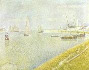 Georges Seurat Der Kanal von Gravelines oil on canvas